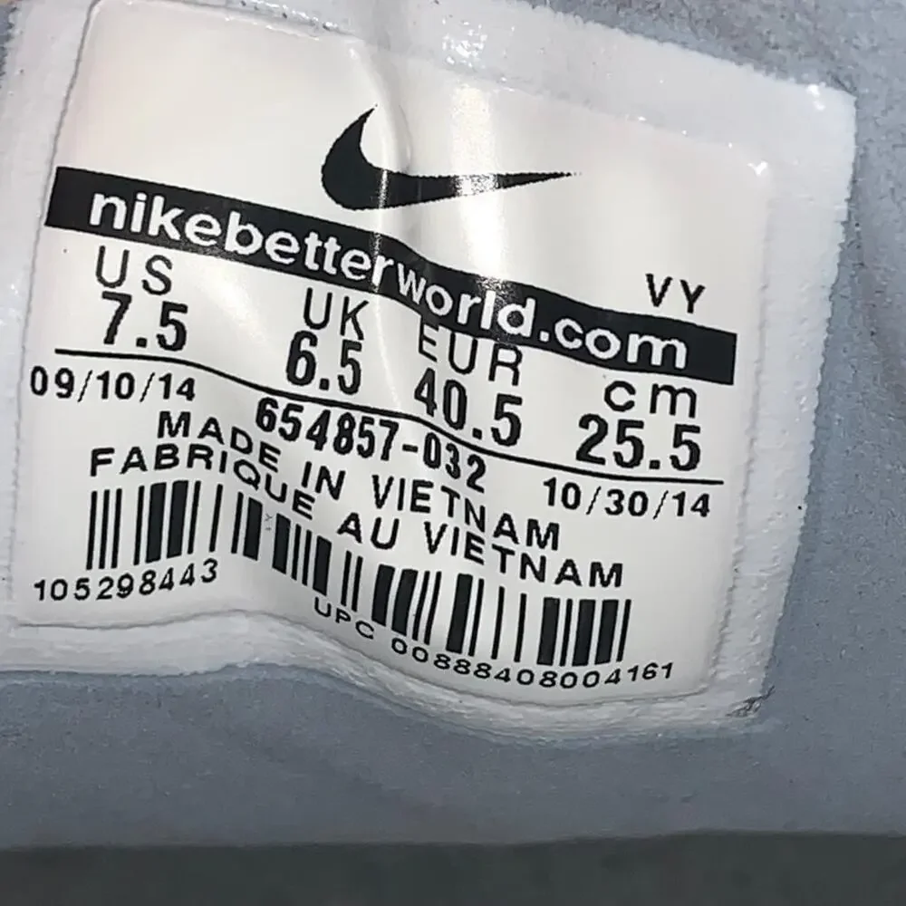 Nike SB Lunar Stefan Janoski Mens Size 7.5 Sneakers Suede Shoes 654857-032